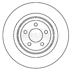 Brake Disc BORG & BECK BBD6051S OE Ref 4779438AB
