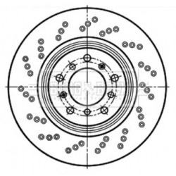 Brake Disc BORG & BECK BBD6056S OE Ref 34 11 2 283 801