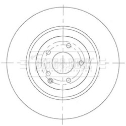 Brake Disc BORG & BECK BBD6092S OE Ref A209 421 00 12