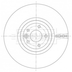 Brake Disc BORG & BECK BBD6103S OE Ref T4N1803