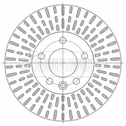 Brake Disc BORG & BECK BBD6137S