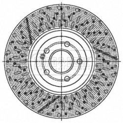 Brake Disc BORG & BECK BBD6187S OE Ref 176 421 02 12