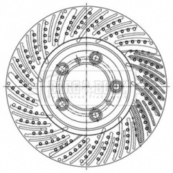 Brake Disc BORG & BECK BBD6205S OE Ref 997 351 410 90