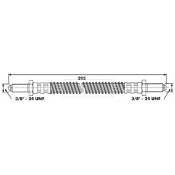 Brake Hose Pipe BORG & BECK BBH6480 OE Ref GBH211