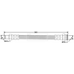 Brake Hose Pipe BORG & BECK BBH6912 OE Ref 4806.C8