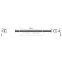 Brake Hose Pipe BORG & BECK BBH6928 OE Ref 34 30 1 163 080