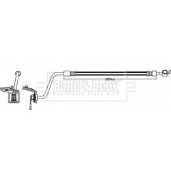 Brake Hose Pipe BORG & BECK BBH7996 OE Ref 58738-2B010