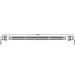 Brake Hose Pipe BORG & BECK BBH8066 OE Ref 90947-02F94 BORG & BECK