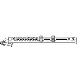 Brake Hose Pipe BORG & BECK BBH8068 OE Ref 562412 BORG & BECK
