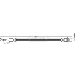 Brake Hose Pipe BORG & BECK BBH8074 OE Ref 9094702F68 BORG & BECK