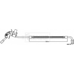 Brake Hose Pipe BORG & BECK BBH8099 OE Ref 52059885-AG