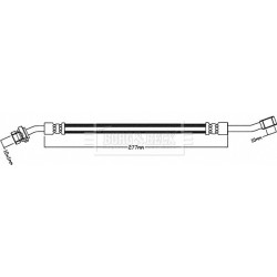 Brake Hose Pipe BORG & BECK BBH8153 OE Ref 58738-4H300
