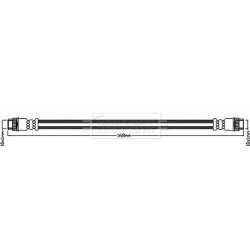 Brake Hose Pipe BORG & BECK BBH8248 OE Ref 462100008R