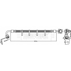 Brake Hose Pipe BORG & BECK BBH8274 OE Ref XR838513 BORG & BECK