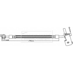 Brake Hose Pipe BORG & BECK BBH8290 OE Ref 58737-3Z000