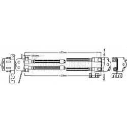 Brake Hose Pipe BORG & BECK BBH8305 OE Ref 1855105