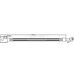 Brake Hose Pipe BORG & BECK BBH8346 OE Ref 46211EJ20C BORG & BECK