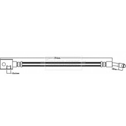 Brake Hose Pipe BORG & BECK BBH8347 OE Ref 46210JL41A