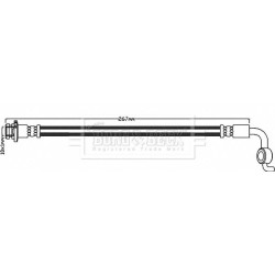Brake Hose Pipe BORG & BECK BBH8349 OE Ref 46210-1BA5A BORG & BECK