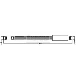 Brake Hose Pipe BORG & BECK BBH8352 OE Ref 4806.H1