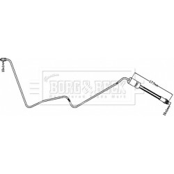 Brake Hose Pipe BORG & BECK BBH8354 OE Ref 1403402