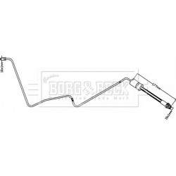 Brake Hose Pipe BORG & BECK BBH8355 OE Ref 1403401