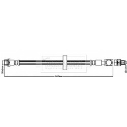 Brake Hose Pipe BORG & BECK BBH8403 OE Ref 1817707