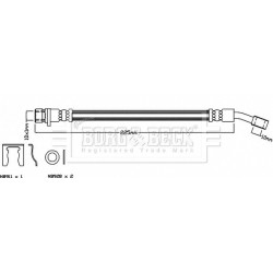 Brake Hose Pipe BORG & BECK BBH8408 OE Ref 01466 TF0 951