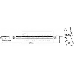 Brake Hose Pipe BORG & BECK BBH8416 OE Ref 58737 2T 700