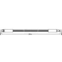 Brake Hose Pipe BORG & BECK BBH8434 OE Ref 420 611 775A BORG & BECK