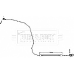 Brake Hose Pipe BORG & BECK BBH8465 OE Ref 1J0 611 763 L