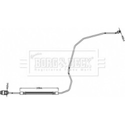 Brake Hose Pipe BORG & BECK BBH8466 OE Ref 1J0 611 764 L BORG & BECK