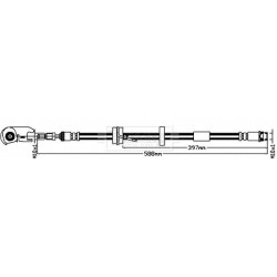 Brake Hose Pipe BORG & BECK BBH8507 OE Ref 9806659680