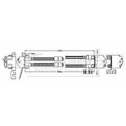 Brake Hose Pipe BORG & BECK BBH8510 OE Ref 1823096 BORG & BECK