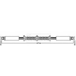 Brake Hose Pipe BORG & BECK BBH8525 OE Ref SHB500230
