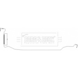 Brake Hose Pipe BORG & BECK BBH8589 OE Ref 463161250R BORG & BECK