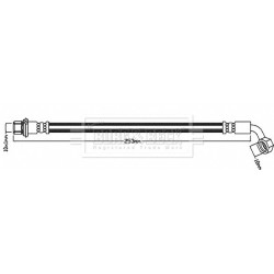 Brake Hose Pipe BORG & BECK BBH8605 OE Ref 9094702H01