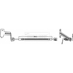 Brake Hose Pipe BORG & BECK BBH8636 OE Ref C2C6168