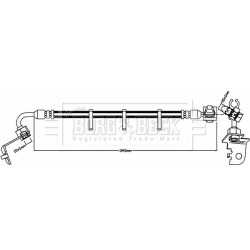 Brake Hose Pipe BORG & BECK BBH8640 OE Ref C2C33819 BORG & BECK