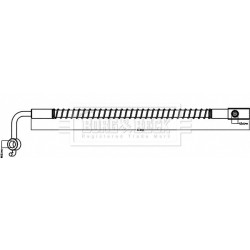 Brake Hose Pipe BORG & BECK BBH8664 OE Ref 4872009100 BORG & BECK