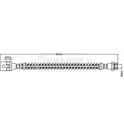 Brake Hose Pipe BORG & BECK BBH8667 OE Ref 4872008050