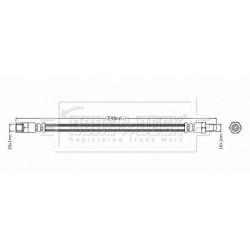 Brake Hose Pipe BORG & BECK BBH8696 OE Ref 0004289335