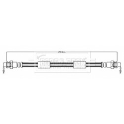 Brake Hose Pipe BORG & BECK BBH8744 OE Ref 51882545