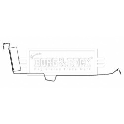Brake Hose Pipe BORG & BECK BBH8797 OE Ref 8200674686