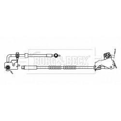 Brake Hose Pipe BORG & BECK BBH8849 OE Ref 9806691980 BORG & BECK