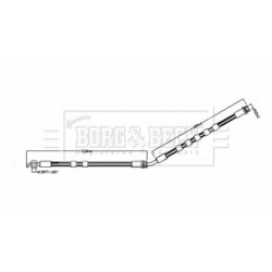 Brake Hose Pipe BORG & BECK BBH8854 OE Ref 1726953