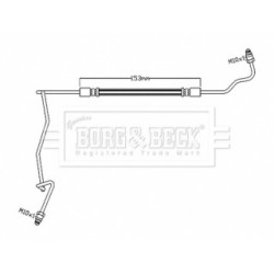 Brake Hose Pipe BORG & BECK BBH8878 OE Ref 463169600R BORG & BECK