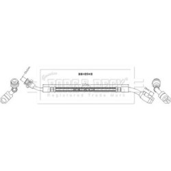 Brake Hose Pipe BORG & BECK BBH8948 OE Ref 4621131G10