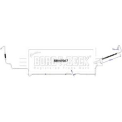 Brake Hose Pipe BORG & BECK BBH8967 OE Ref 8200429647 BORG & BECK