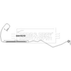 Brake Hose Pipe BORG & BECK BBH9019 OE Ref 4888.Y6